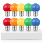 1W LED B22 Color Bulb Vesak Lights