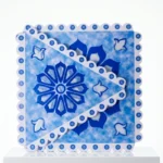 Cardboard Vesak Lanterns 2 Pack 8x8 - Image 2