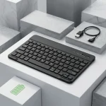Portable Bluetooth Keyboard and Mouse Combo